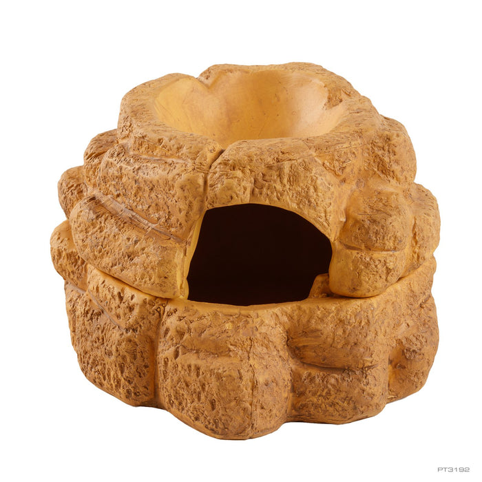 ExoTerra Big Rock Small Ceramic Cave with lid
