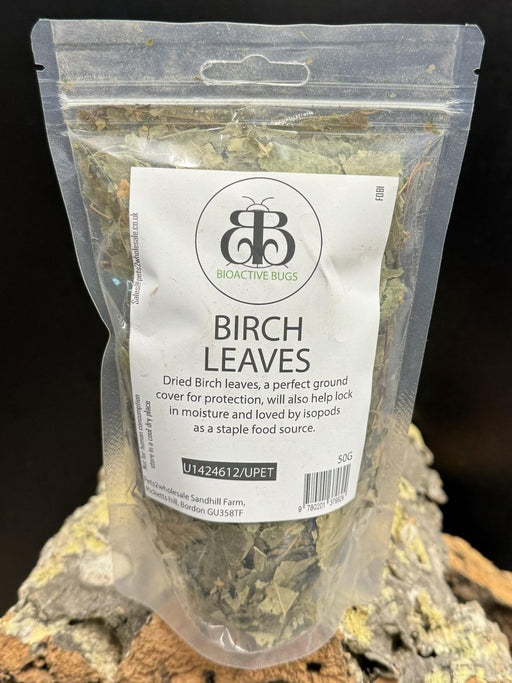 Bioactive Bugs - Birch Leaves 50g - Reptiles By Post