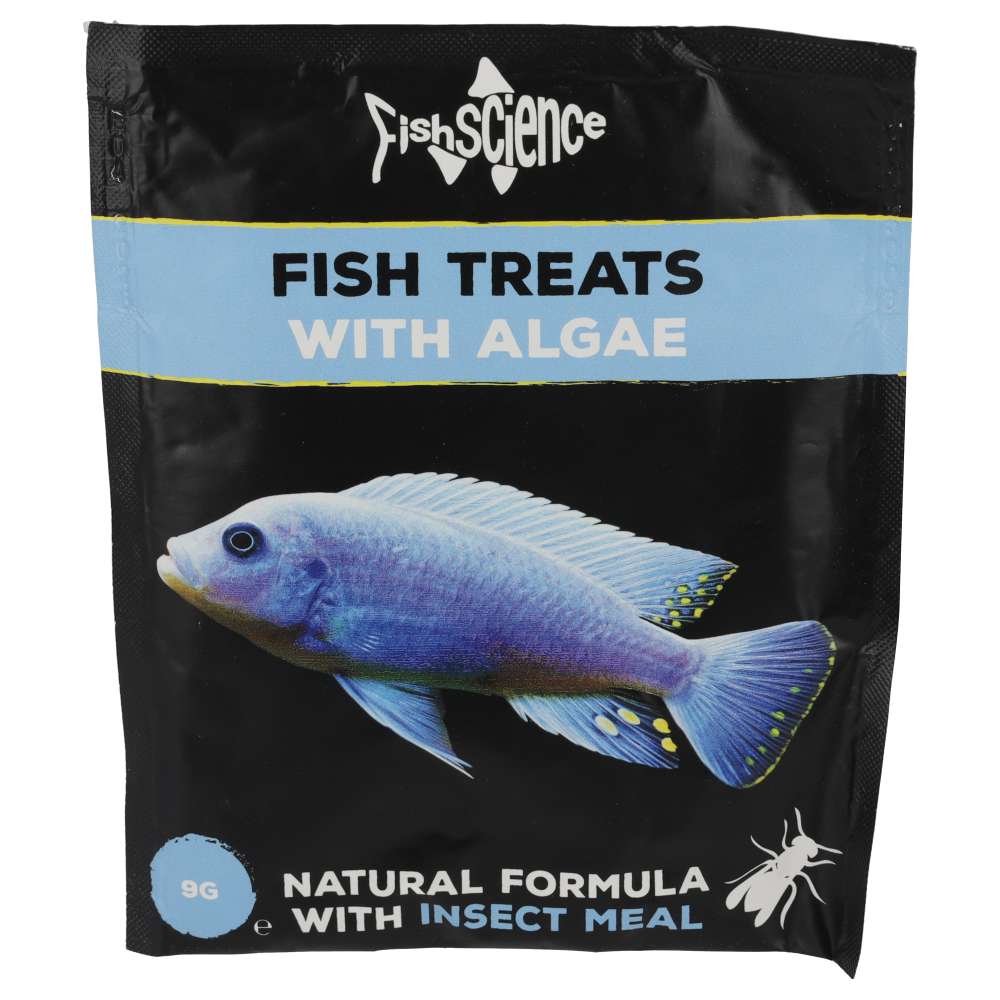 Fish Science Fish Treats + Algae 9g Sachet SINGLE — The Reptile Hotel