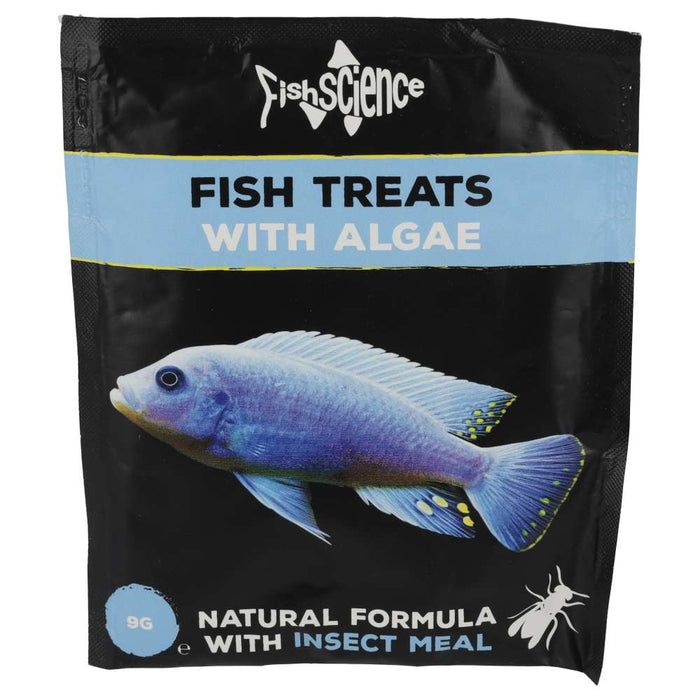 Fish Science Fish Treats + Algae 9g Sachet SINGLE