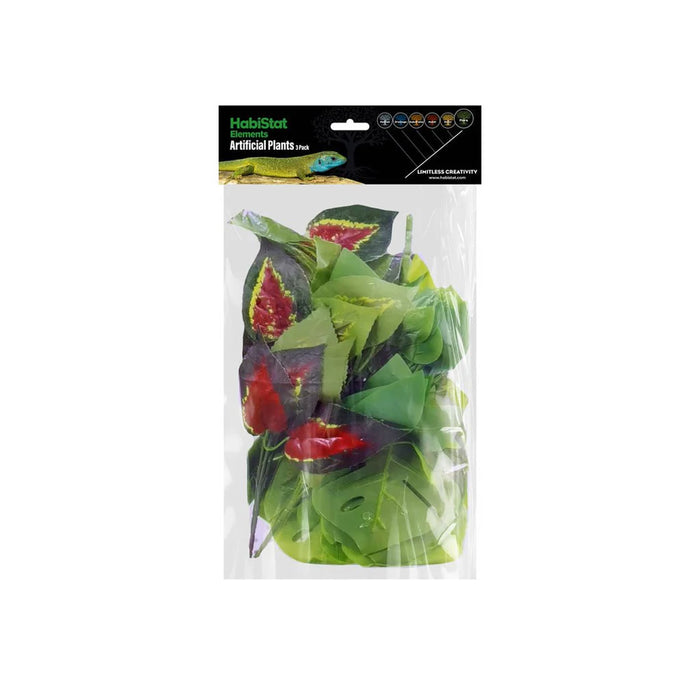 HabiStat Artificial Plant, 3 Pack