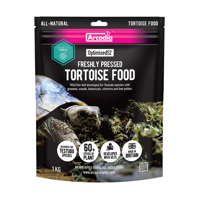 Arcadia Reptile EarthPro Optimised52 Tortoise Food 1KG