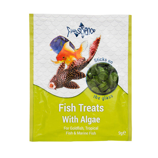 Fish Science Fish Treats + Algae 9g Sachet 25 PACK Default Title