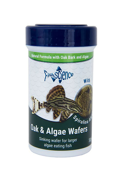 Fish Science Oak and Algae Wafers 50g Default Title