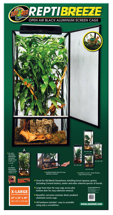Zoo Med ReptiBreeze Screen Cage X-Large 61x61x122cm
