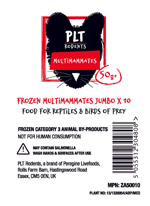 PLT Frozen Multimammate Jumbo 50g+ 10 Pack