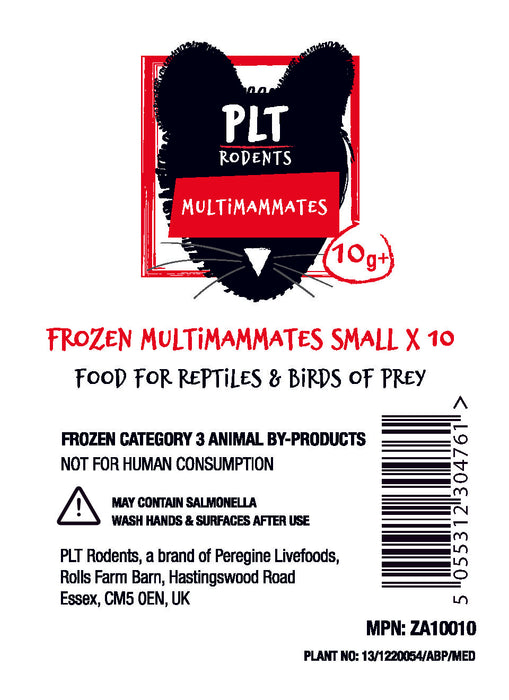 PLT Frozen Multimammate Small 10g+ 10 Pack