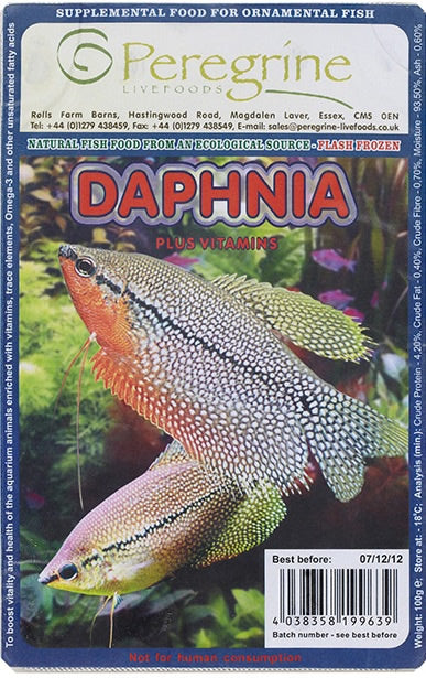 Peregrine Blister Pack Daphnia 100g