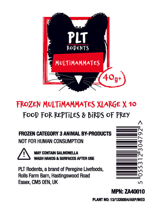 PLT Frozen Multimammate Xlarge 40g+ 10 Pack