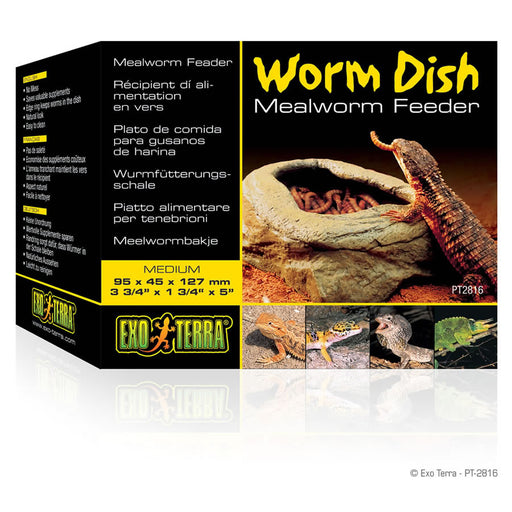 Exo-Terra Worm Dish Mealworm Feeder Default Title